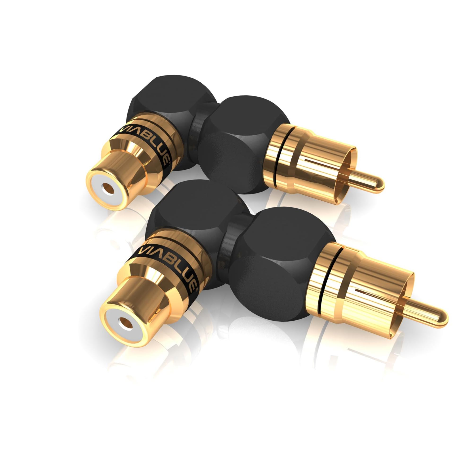 Amazon | VIABLUE（ヴィアブルー）XS ADAPTER RCA 90° XL ハイエンド