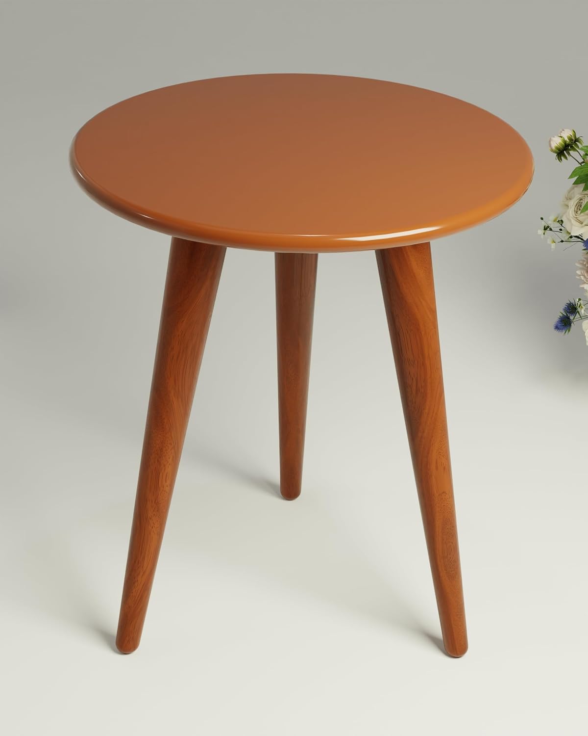 World Mart® Beautiful Wooden Foldable Side Table 15 Inches Height | End Table | Plant Stand | Patio Table | Stool | Living...