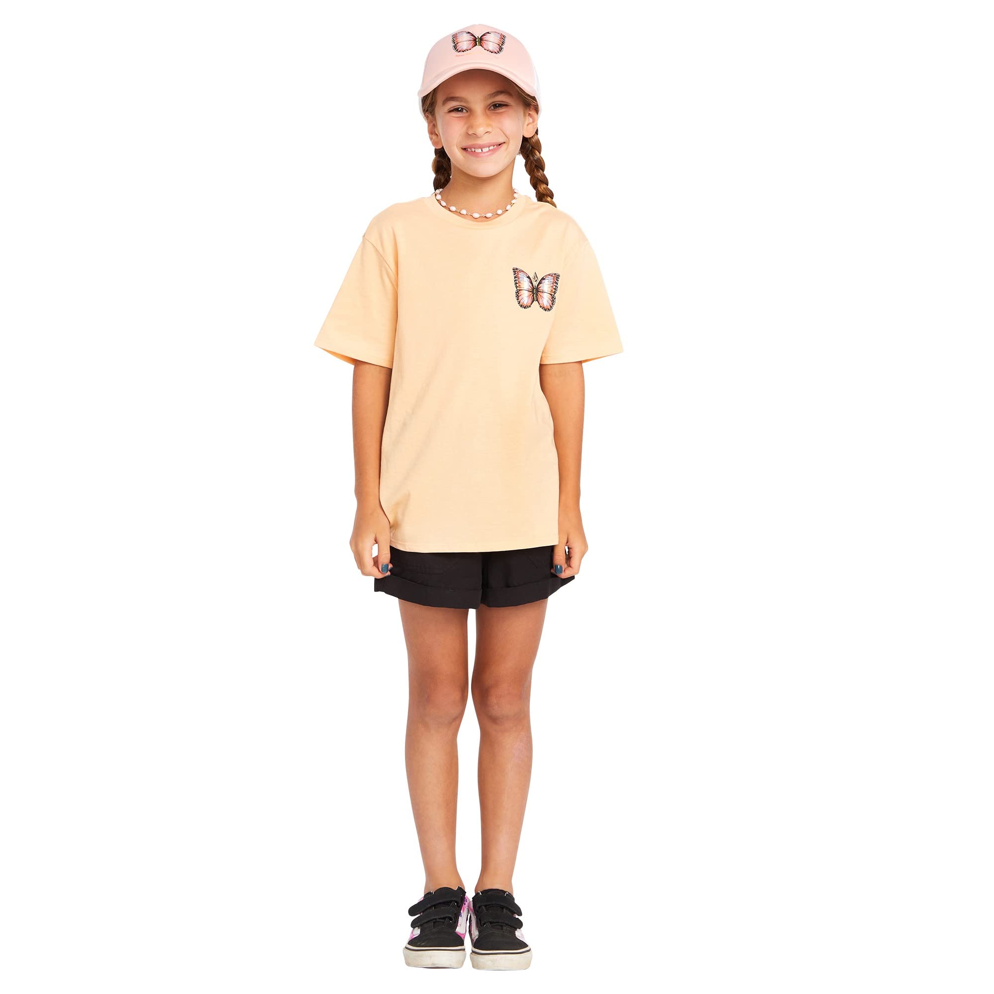 volcomGirls' Truly Stoked Bf Oversized Tee, Melon