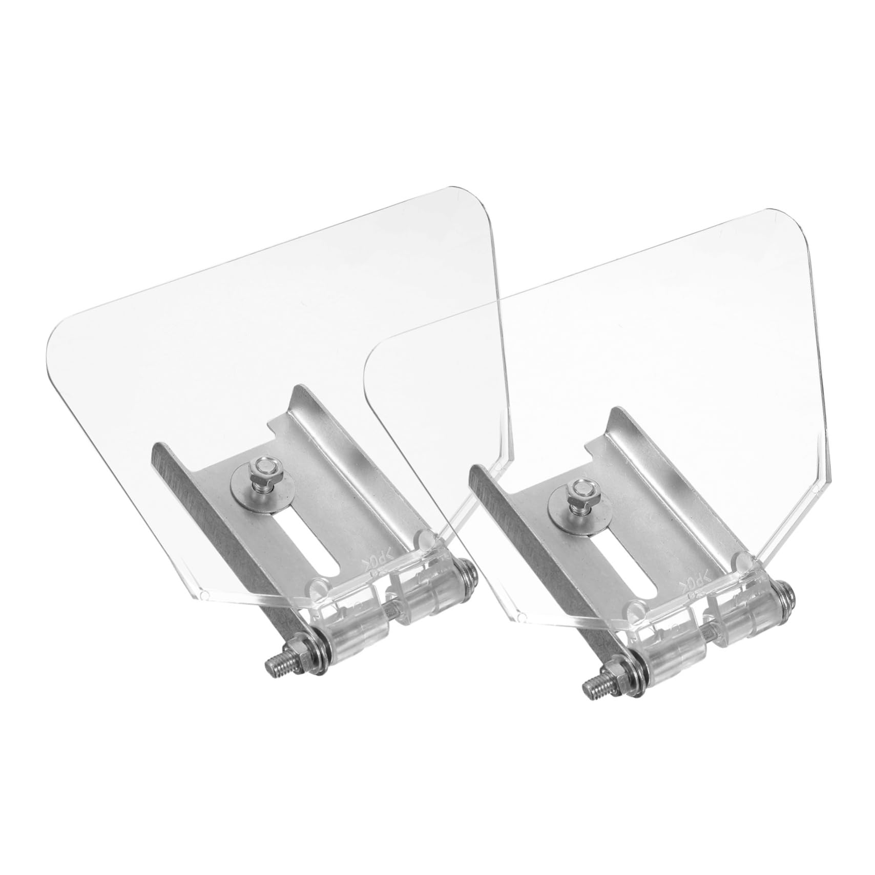 FOYTOKI Bench Grinder Eye Shield Protector 2pcs Bench Shield Kit Panel Sturdy and Easy Installation for Safety