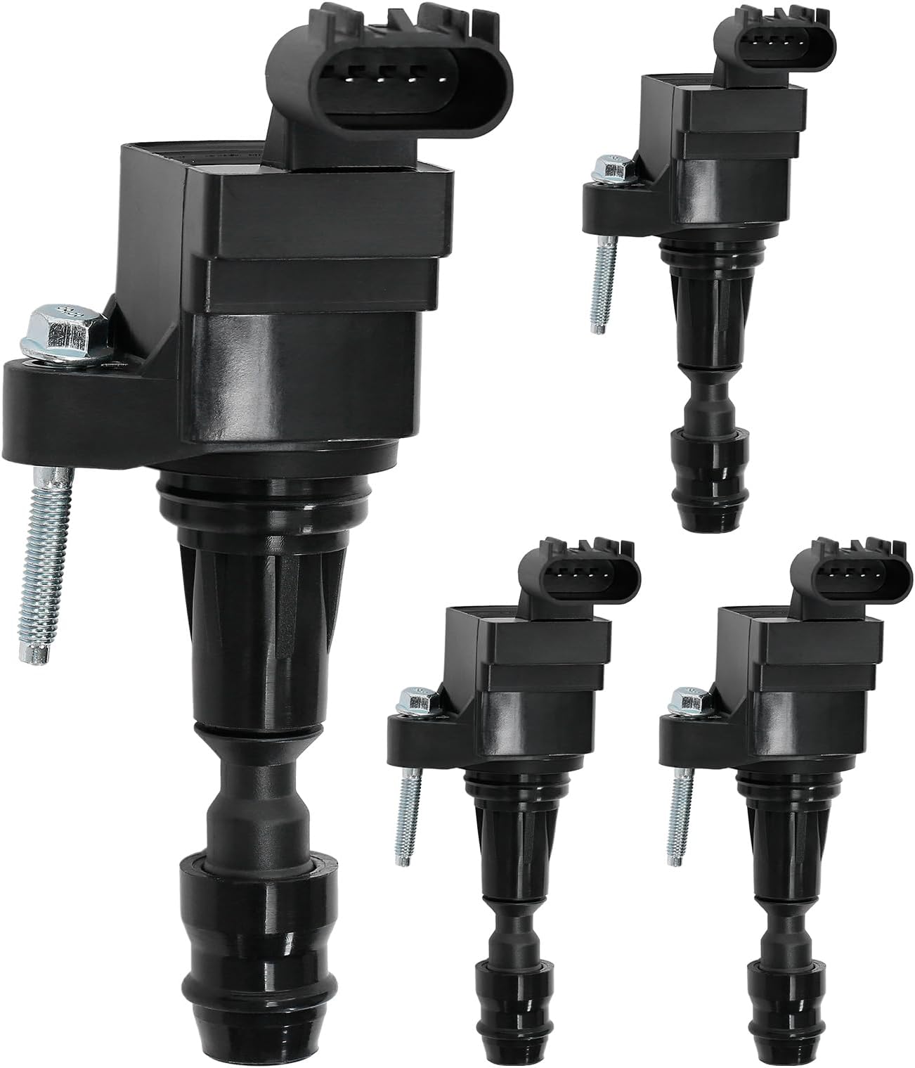Ignition Coil Pack Set of 4 Replacement for Chevrolet Cobalt Equinox HHR Buick Lacrosse Pontiac