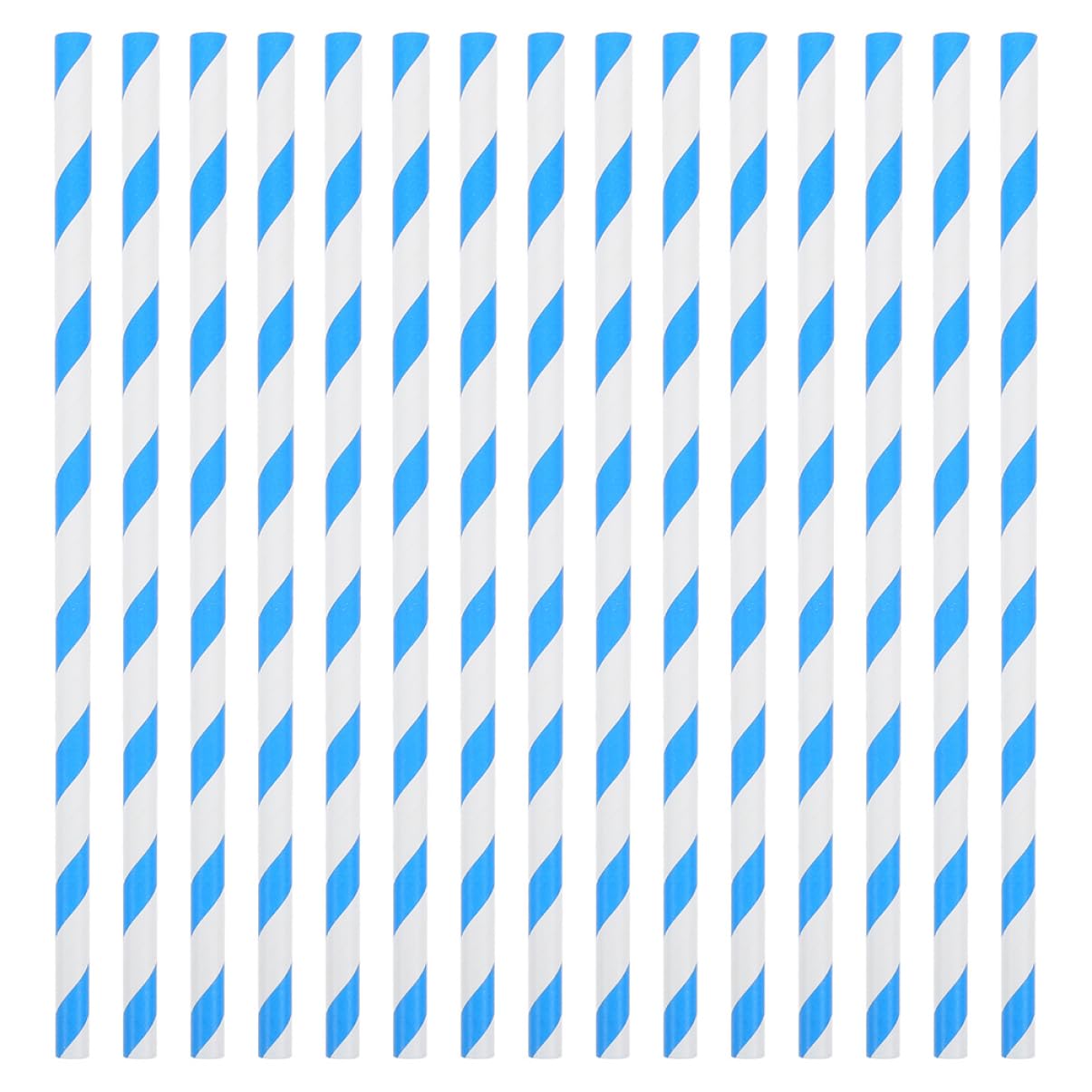 Palitos De Papel para Algodón De Azúcar 10x300mm Papel Rayado Azul y Accesorios para Algodón De Azúcar Compatibles Máquina Uso Profesional y Fiestas Pack De 100 Unidades