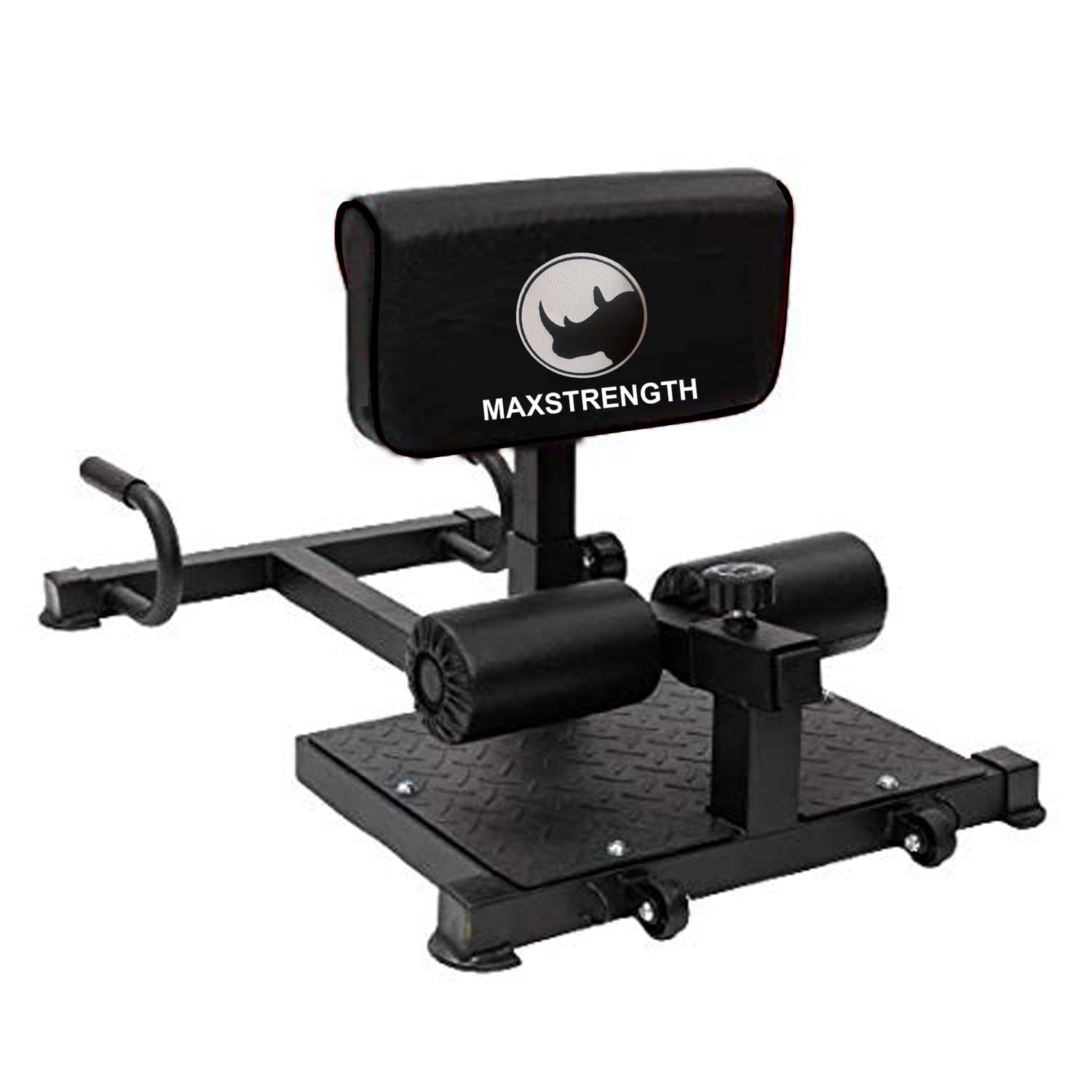 X MAXSTRENGTH Sissy Squat Machine, Home Multi-Function Squat Bench Machine Push Up Ab Workout Home Gym Squat Stand Machine 3-in-1 Sit Up Leg Machine