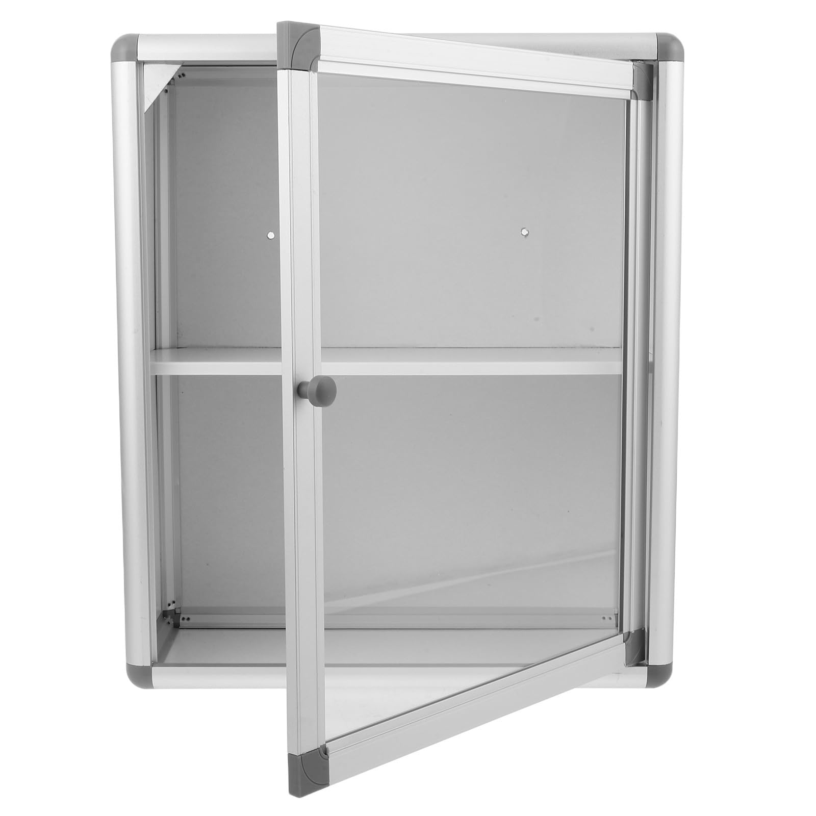 SOLUSTRE Botiquín de Pared con Ventana Transparente Diseño Ahorrador de Espacio Multifuncional de Aleación Metálica Adecuado para Oficinas y Entornos Profesionales