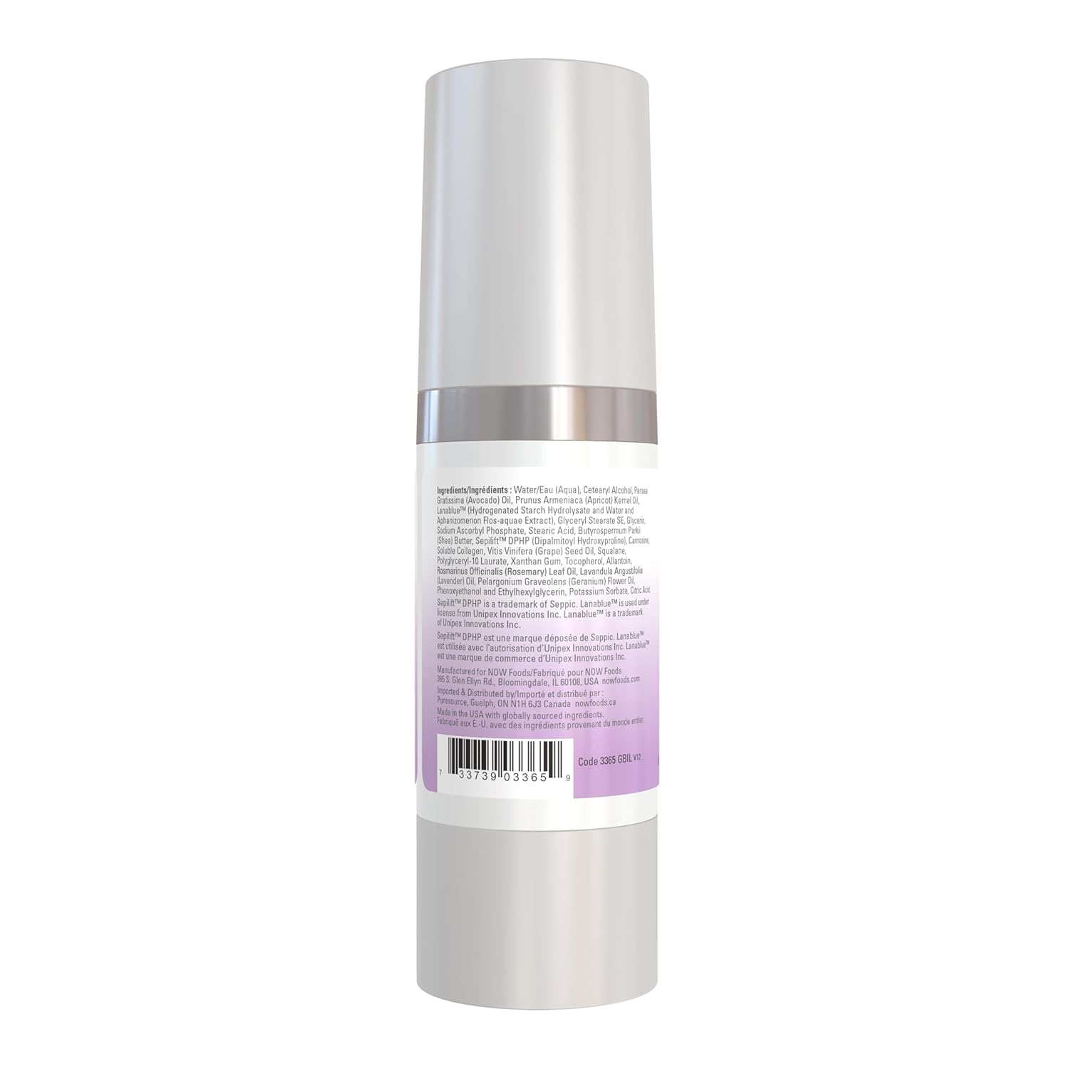 NOW Foods Solutions, Wrinkle Rescue Moisturizer, with Clinically Tested Sepilift® DPHP and Lanablue™ to Tone Aging Skin, 2-Ounce