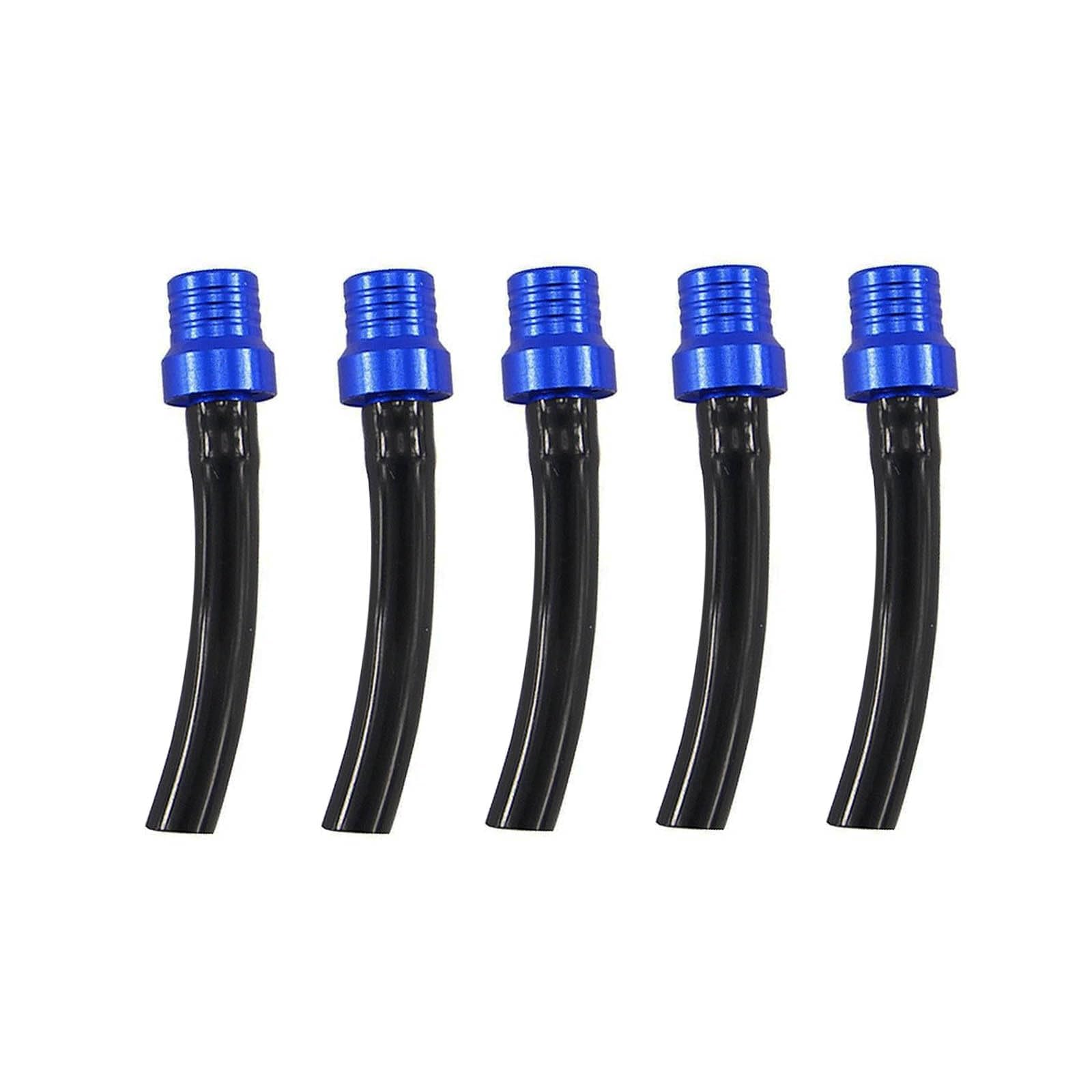 PRO BAT 10 Pack One Way ATV Dirt Bike Fuel Tank Cap Gas Cap Tube Vent | Breather for Dirt Bike All Quads Off-road Motorcycle PW50 PW80 TW200 CRF XR CR, Black&amp;Blue