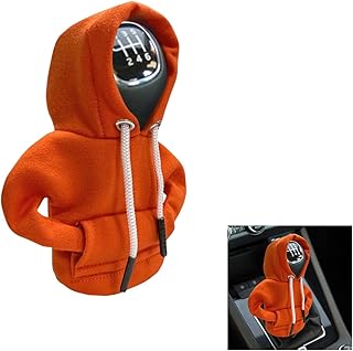 Fashionable Universal Car Gear Shift Knob Mini Hoodie – Cute Auto Interior Decoration Accessory