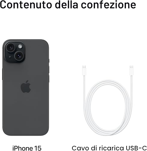 Apple iPhone 15, 128 Go, Noir (Reconditionné) - 6