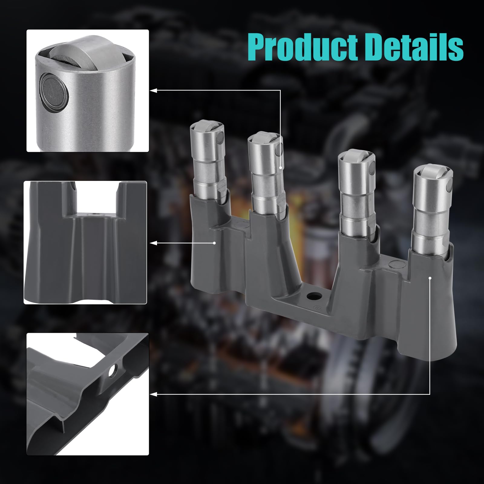 Elgin Industries Hydraulic NON AFM Roller Lifters & Trays Compatible With 1997 2016 Chevy 4 8 5 3 5 7 6 0 Ls1 Ls2 Ls3 Ls6 Ls7 Lifters Trays Kit - Foto 4