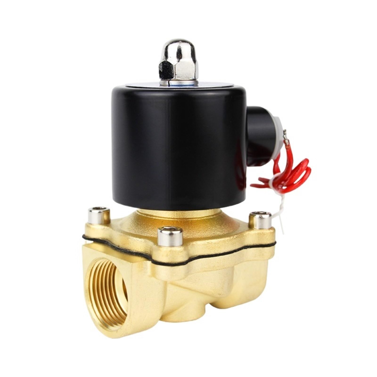 Électrovanne électrique 1/4 normalement fermée DN8 AC 220V pour vanne fluide eau air