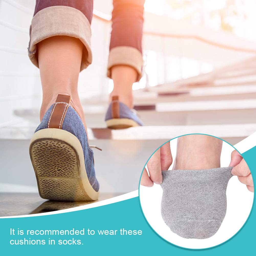 Metatarsal Pads with Gel Cushion, Lightweight Forefoot Pads for Men and