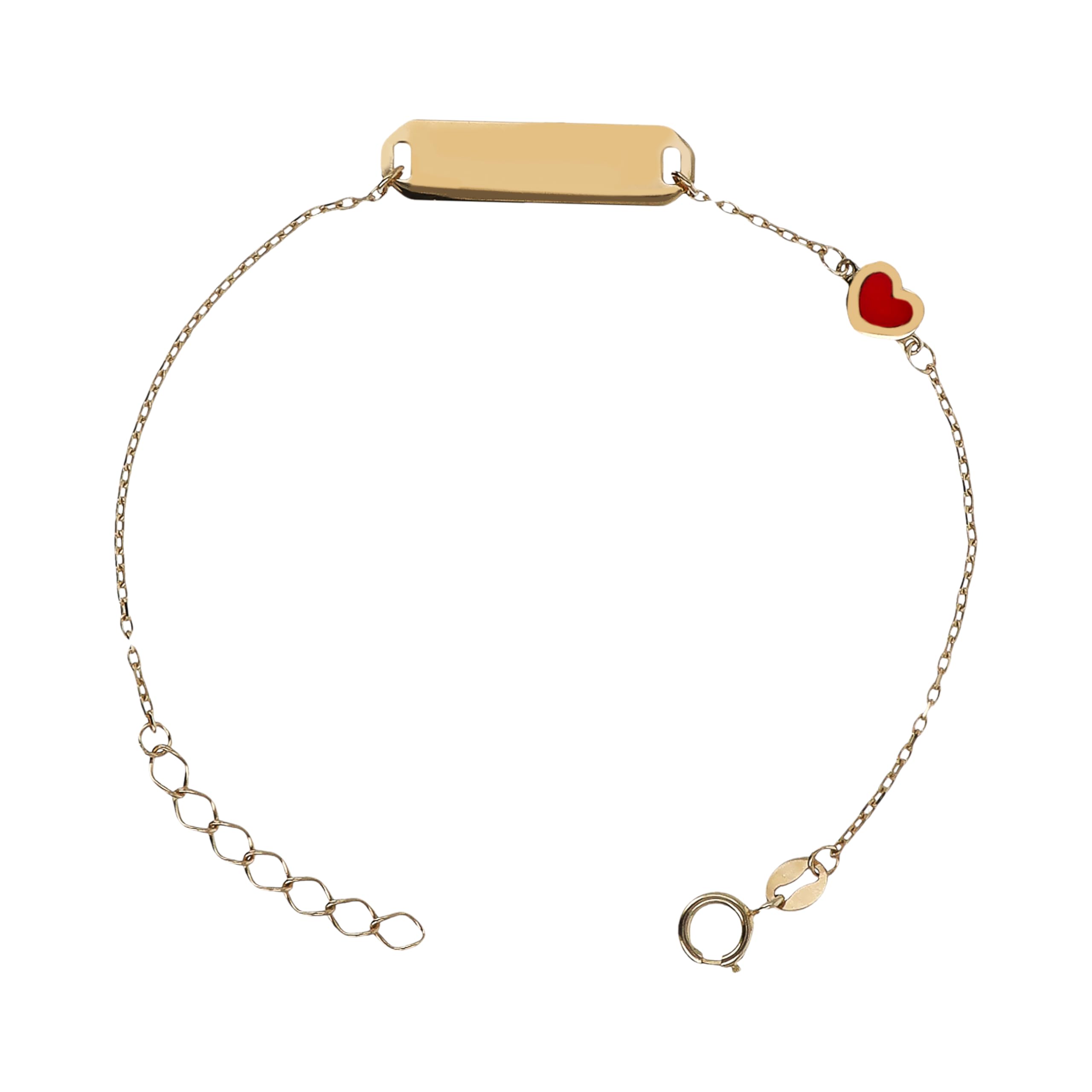 Bracciale bambini con ciondoli iniziale e ciuccio – ViMon gioielli