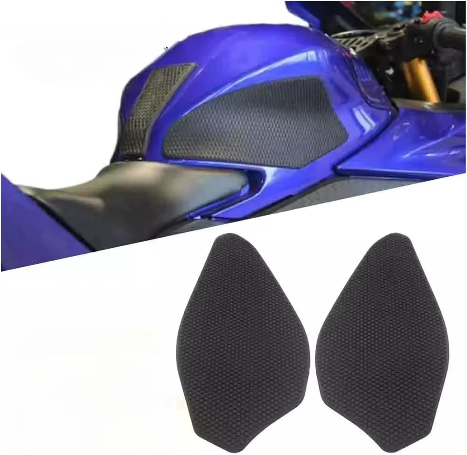 for Yamaha for YZFR3 R25 2019 2020 2021 2022 2023 2024 Tank Pad Gas Traction Stickers Knee Grips Protectors