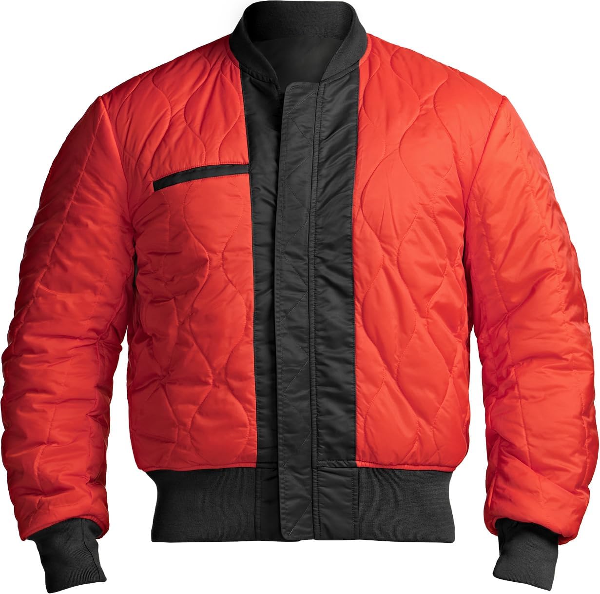 CQR Men's Casual Bomber Jacket, Outdoor Fall/Winter Zip-Up Windbreaker, Water Resistant Padded MA-1 Flight Jacket with Pocket - Image 7