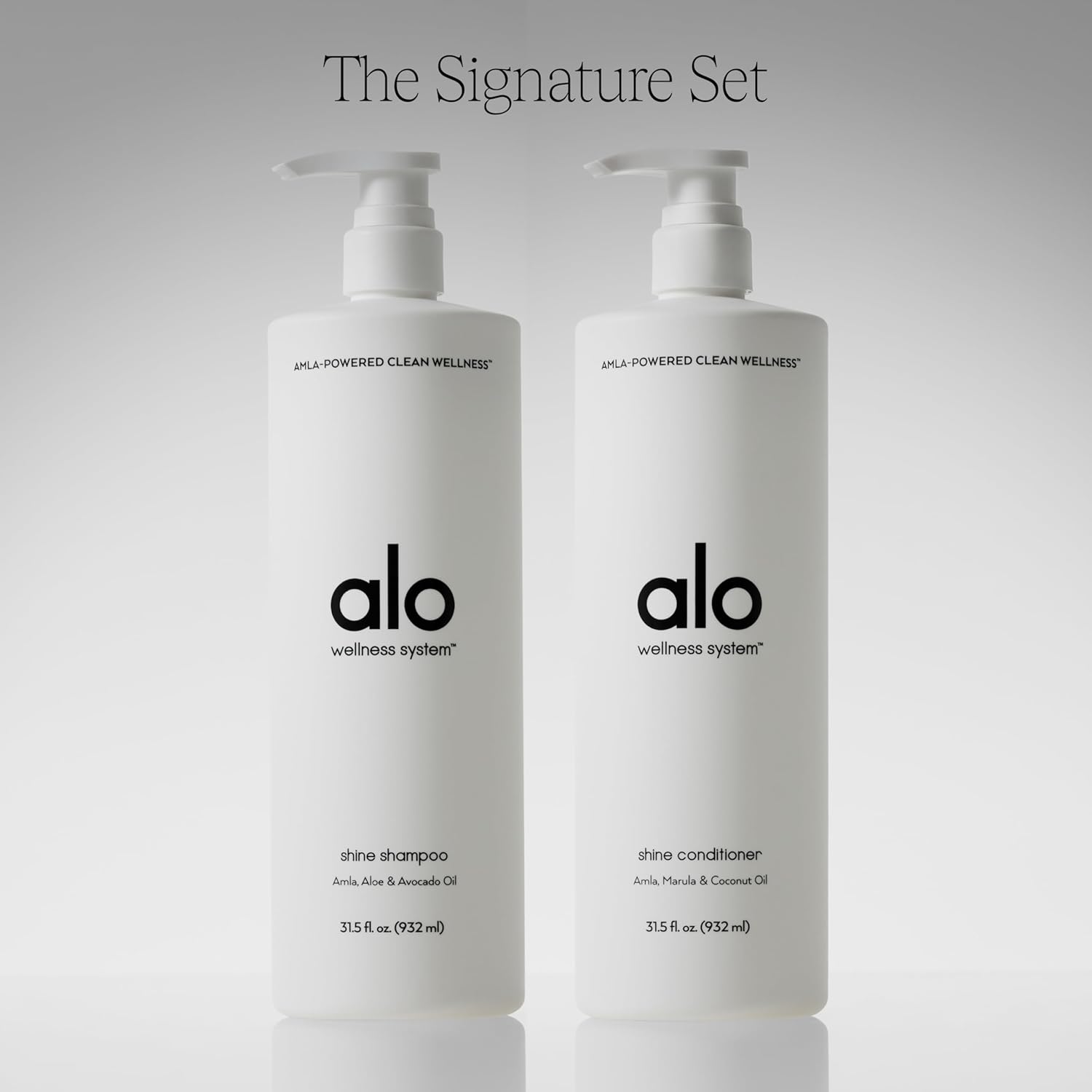 Alo Shine Shampoo | Smooths, Fights Frizz & Adds Bounce for All Hair Types | Sulfate Free & Made with Botanical Oils for Weightless Hydration | Grapefruit Scent | 31.5 oz