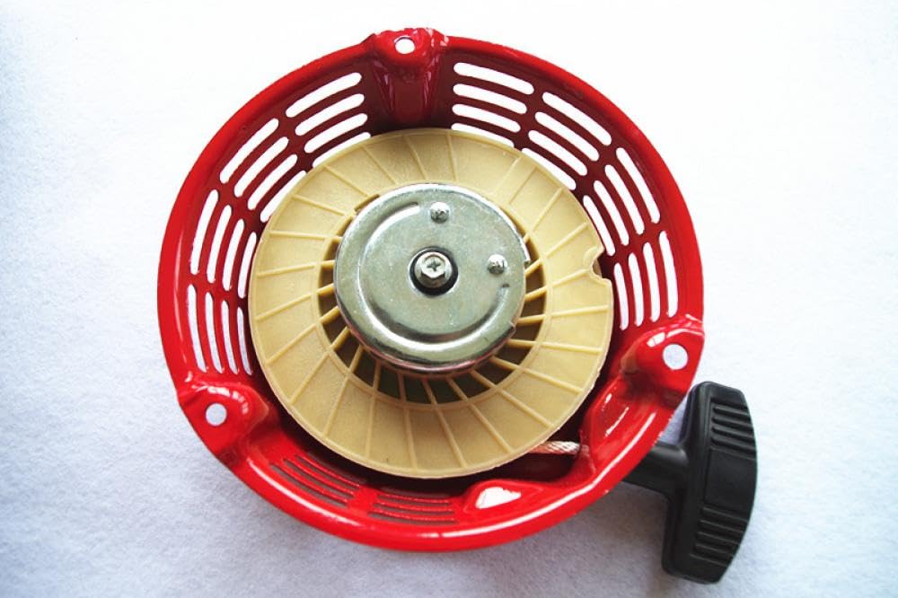 Gruppo Fune con Maniglia per avviamento a Strappo Compatibile per avviatori a Strappo con riavvolgimento a cricchetto in Acciaio da 4 a 6,5 ​​ G150 G200 GV150 GV200 e Altro Ancora