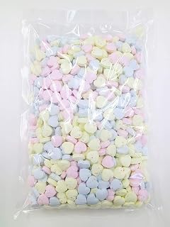 500克心形柠檬酸混合 约400个[苏打味・草莓味・柠檬味心形蜜柑混合]