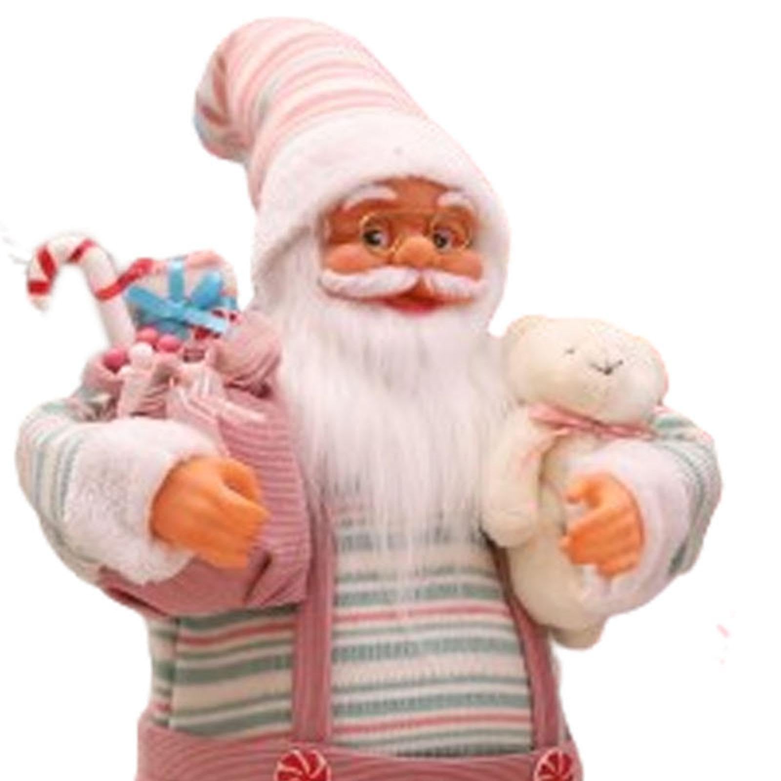 Muñeco Navideño de Papá Noel con Bolsa de Regalos para Escritorio