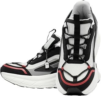 The Souled Store Originals: Black Hawk Men and Boys Low Top Lace Up Sneakers