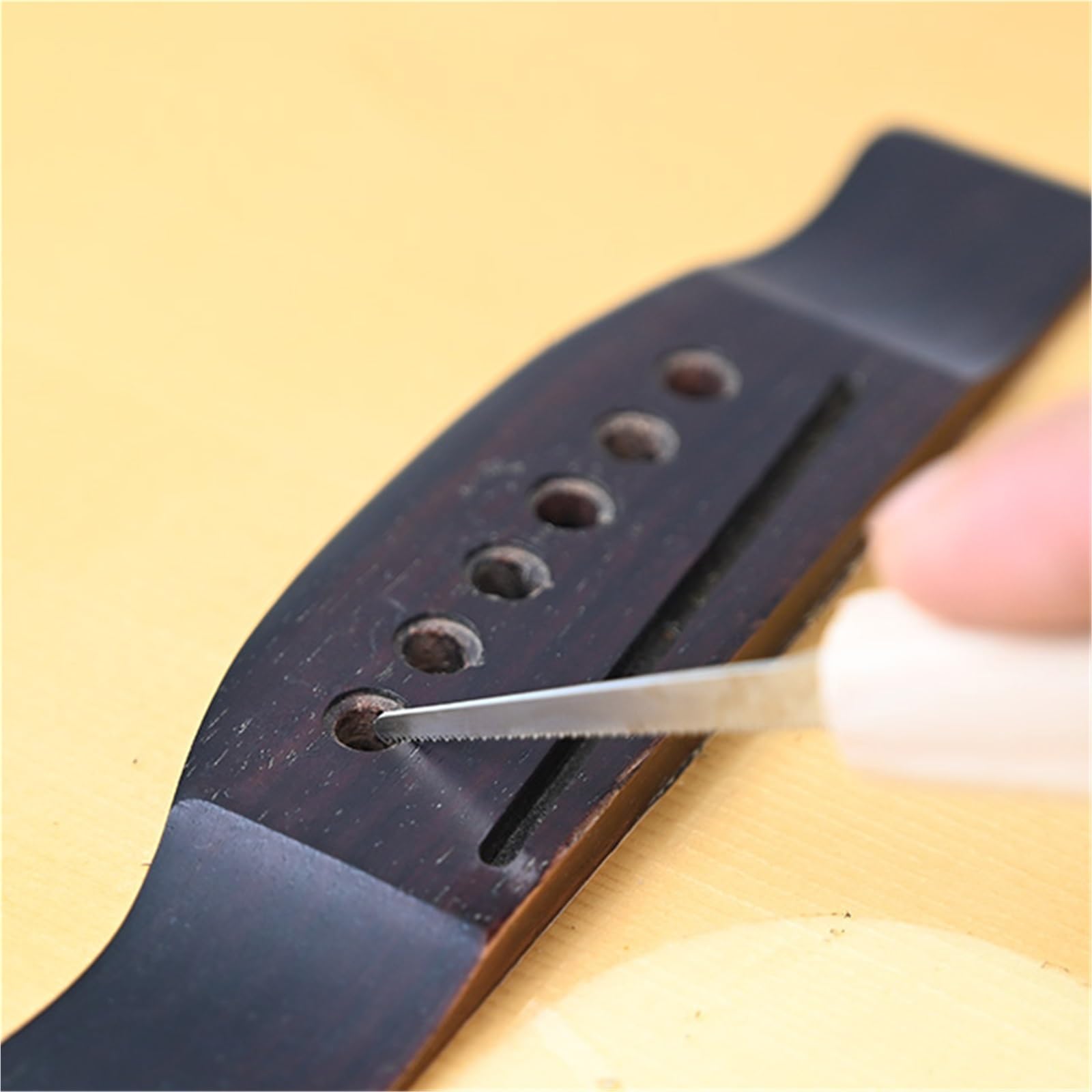 Guitar Tools Guitar Bridge Guide Groove Saw String Cone Instrument Making And Repair Tools(1.30mm)