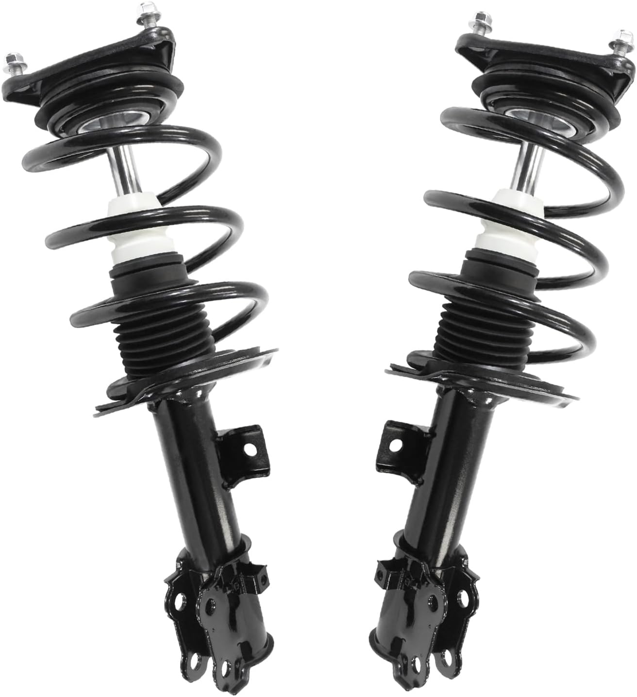 Detroit Axle - 2 Front Struts for 2014 2015 2016 2017 2018 Kia Forte Forte5, 14-16 Forte Koup, Quick Complete Struts with Coil Spring Assembly Replacement Suspension Shocks