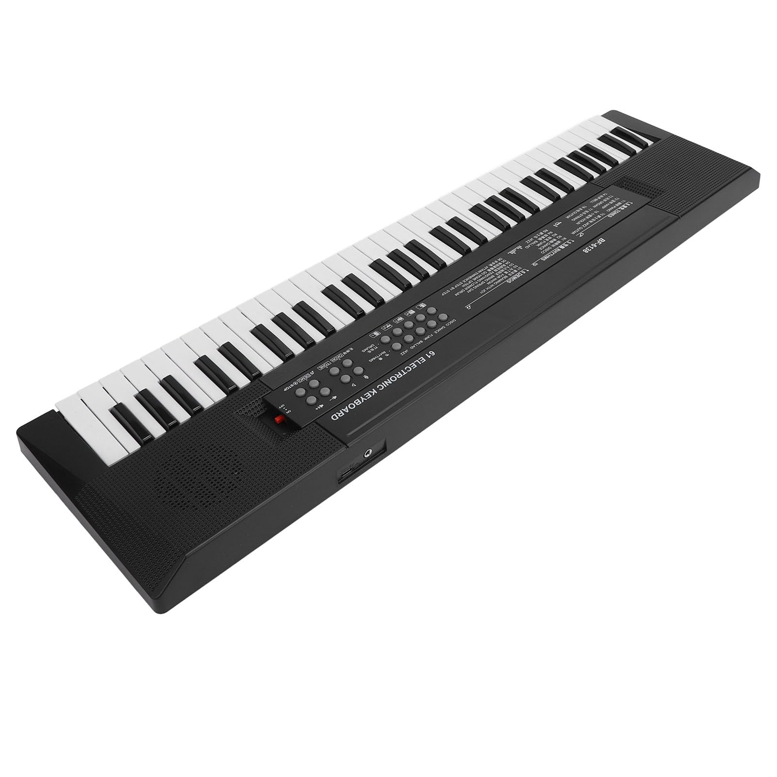 Mini Klawiatura Fortepianowa 61 Klawiszy Przenośna Klawiatura Elektroniczna Fortepian Wczesna Nauka Instrument Muzyczny z Mikrofonem
