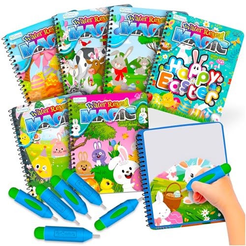 Easter Basket Stuffers for Toddlers, 4 Pack Easter Water Coloring Books for Kids, Easter Basket Essentials, Easter Activities Kids, Easter Basket Stuffers, Easter Toys, Easter Basket Ideas Gifts