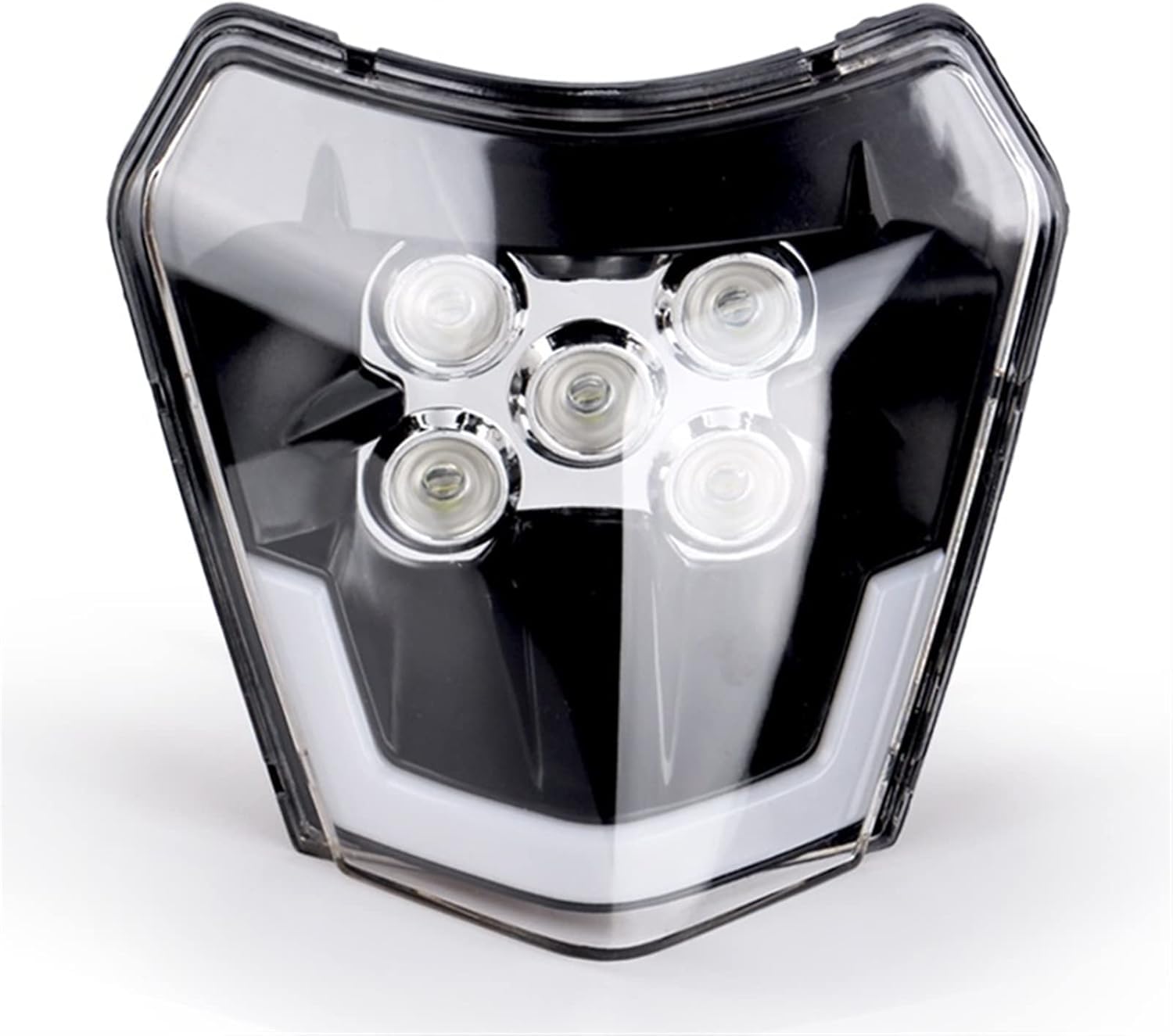 Placa de faro LED for motocicleta, faro delantero apto for KTM EXC 300 XC XCF XCW XCFW SX SXF SXS 125 a 690 2012-2022, mecha for faro delantero