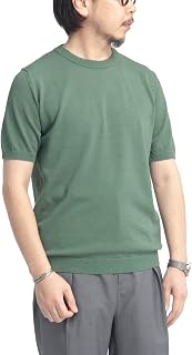 [MOONCASTLE] ムーンキャッスル IC1 アイスコットン クルーネック半袖ニットTシャツ 月城ニット 日本製 メンズ