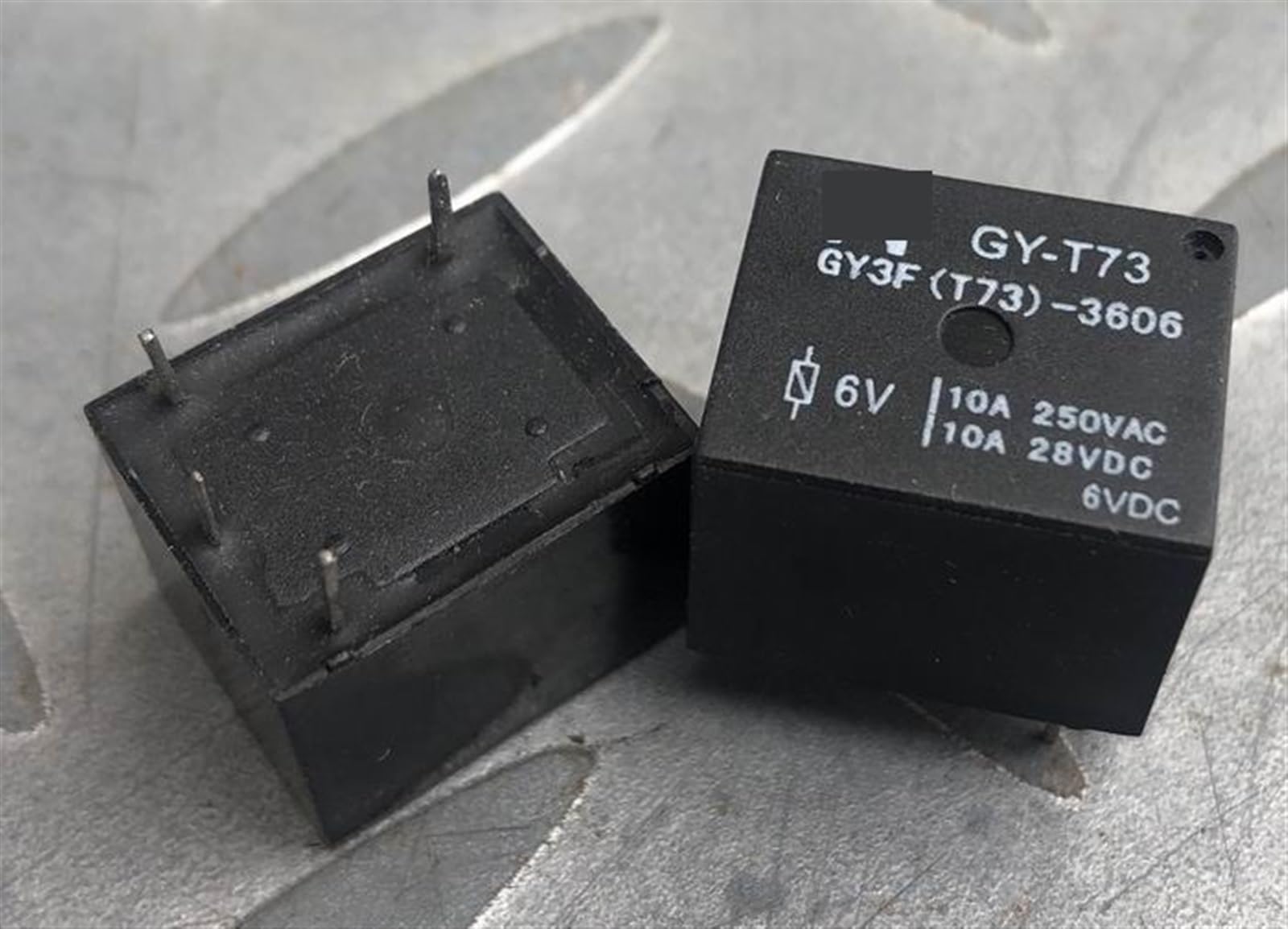 Relais KmoNo GY3F T73-1A-6V-10A à isolation haute performance et 4 broches robustes