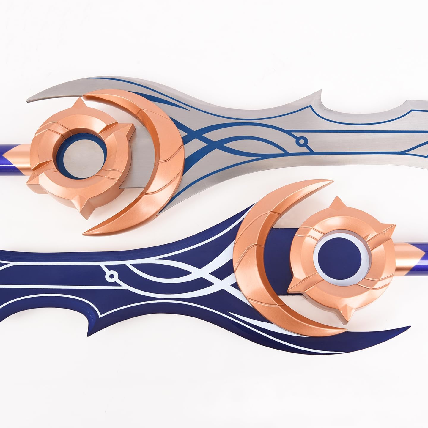 27" Jinwoo Sung Sword Metal Kasaka,Anime 2pc Sword Kasaka's Cosplay Props All Metal with Hanging Board - Image 3