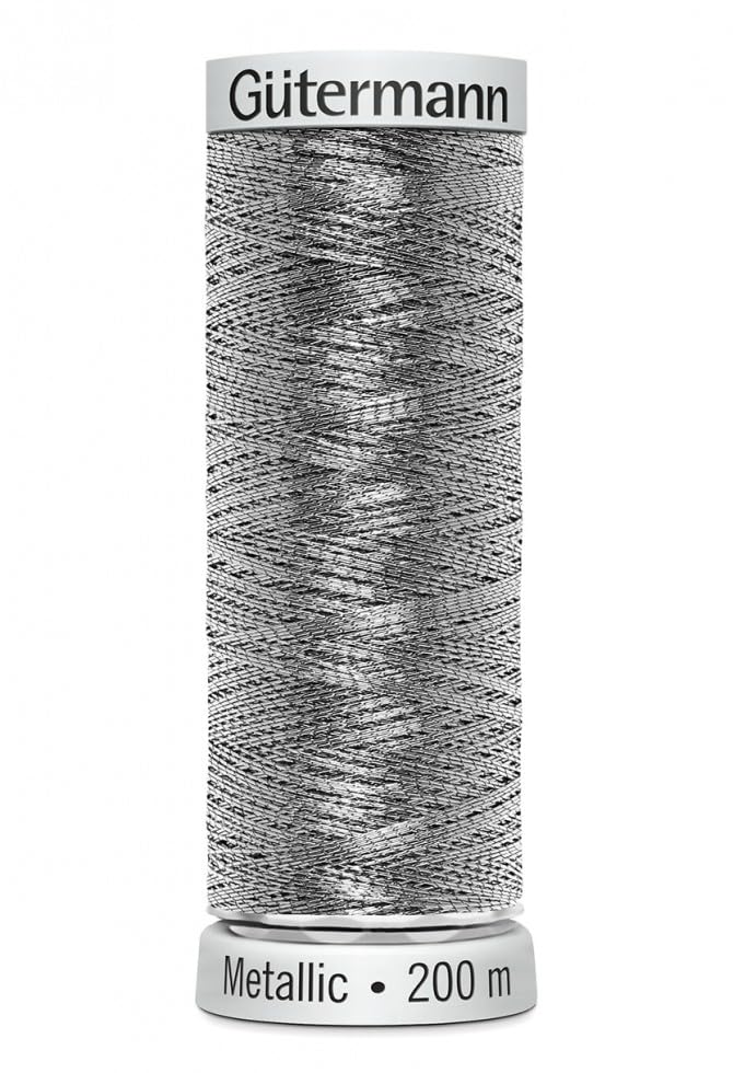 Gutermann Sulky Metallic Embroidery Thread 200m 7009 Blue - Each