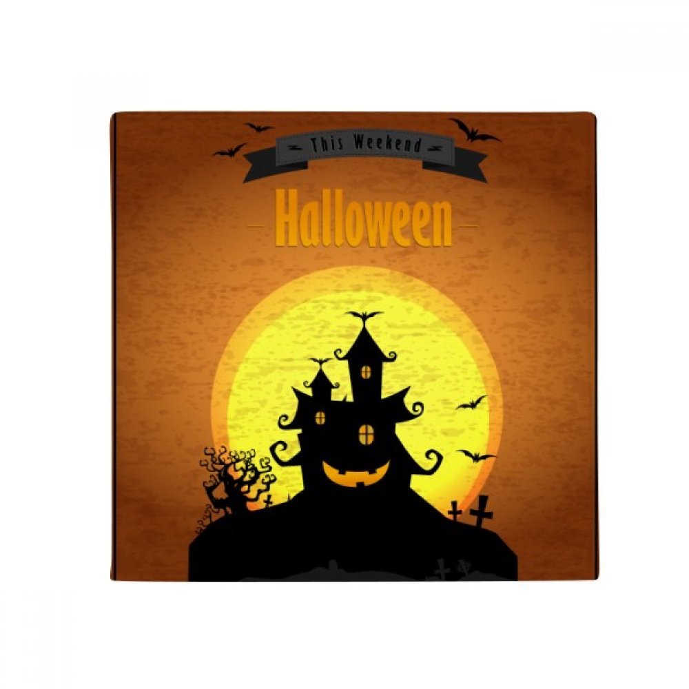 Tapis animaux fantôme chauve-souris Halloween 50x50cm antidérapant multicolore