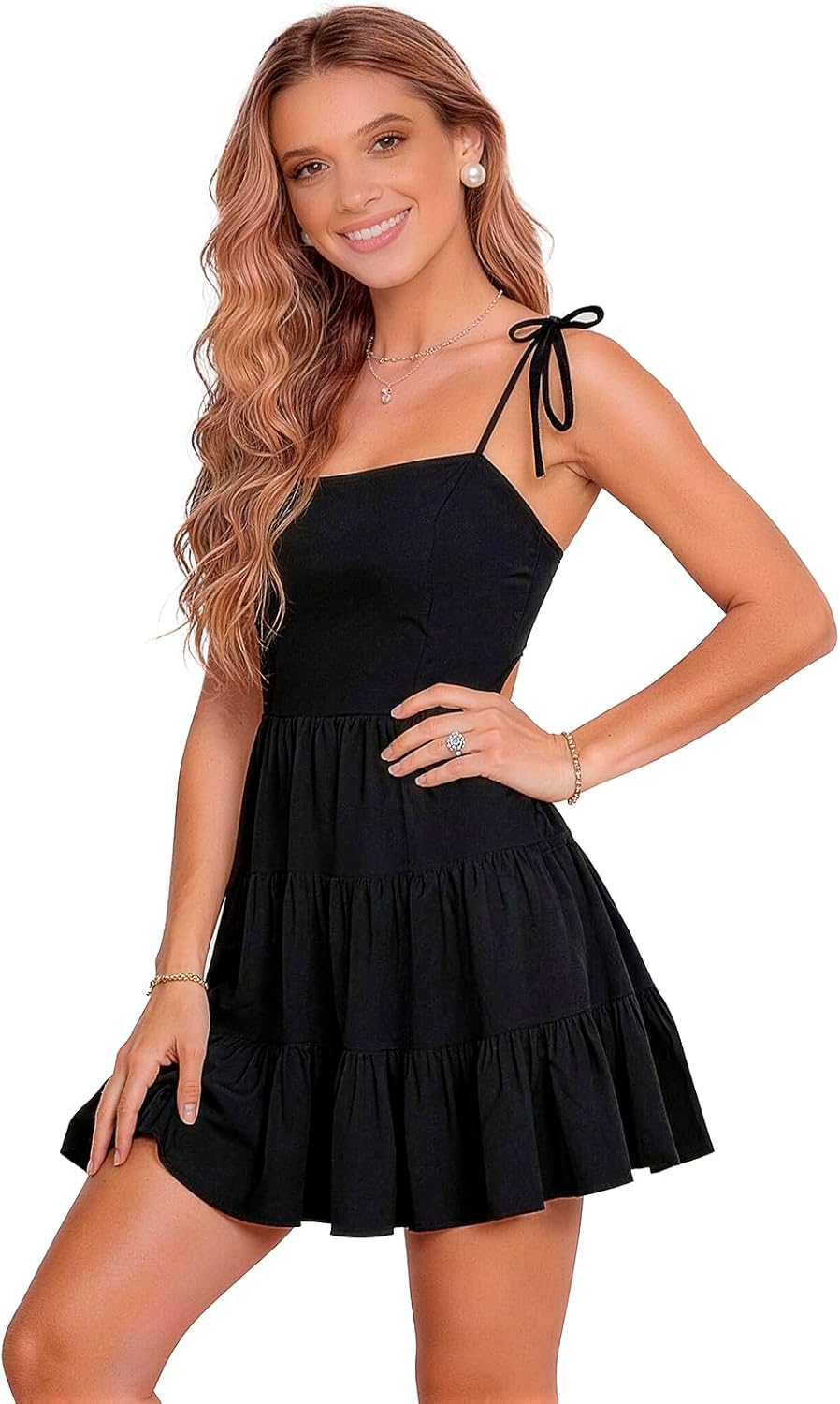 Women's Backless Mini Dress Summer Model-Ready Dress Homecoming Dress 2025