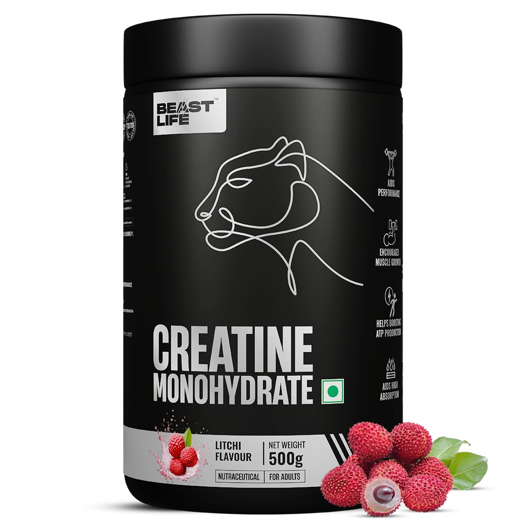 BeastLife Micronised Creatine Monohydrate Powder Watermelon 125g | 33 Servings | NABL Lab Tested | Rapid Absorption for Muscle Strength & Athletic Performance — Amazon image 15