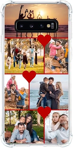 WOWTIFY Funda de teléfono personalizada para Samsung Galaxy S10 Plus, fundas personalizadas con collage de fotos multifotos, funda personalizada WOWTIFY Funda de teléfono personalizada para Samsung Galaxy S10 Plus, fundas personalizadas con collage de fotos multifotos, funda personalizada