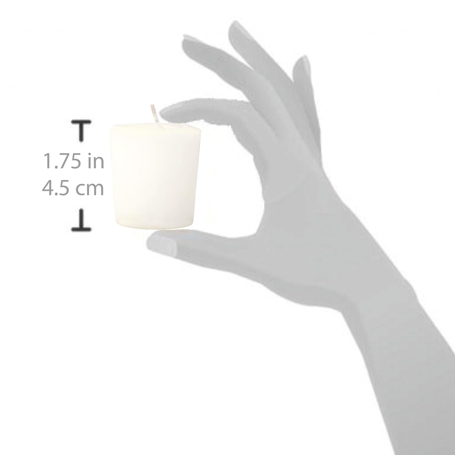 Aroma Naturals Votive Candles with Orange Clove and Cinnamon Essential Oil White Scented, Peace Pearl, 5.5x3.75x2 Inch (Pack of 6) - Image 3