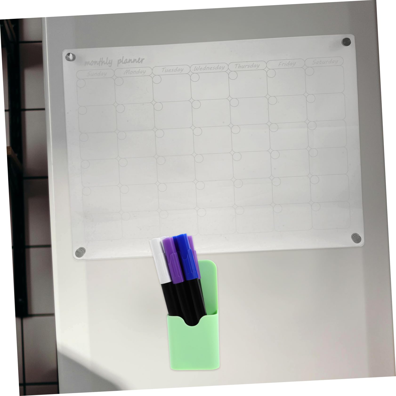 Calendario Magnético Para Refrigerador Calendario Semanal Magnético