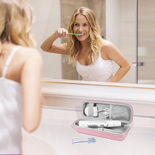 Miniatura 7 de Funda de viaje rígida para cepillo de dientes compatible con Philips Sonicare Protectiveclean 4100, 5100, 6100, 6500, se adapta a Oral-B Pro 1000,