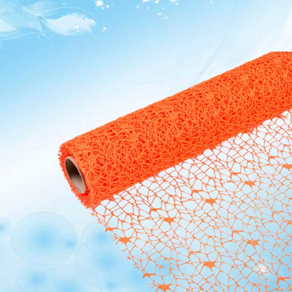 EXCEART Jacquard Mesh Gauze Roll 177.16X18.89In DIY Colorful Net Charm for Wedding Backdrop Curtain Kids School Craft Gift Wrapping Decoration