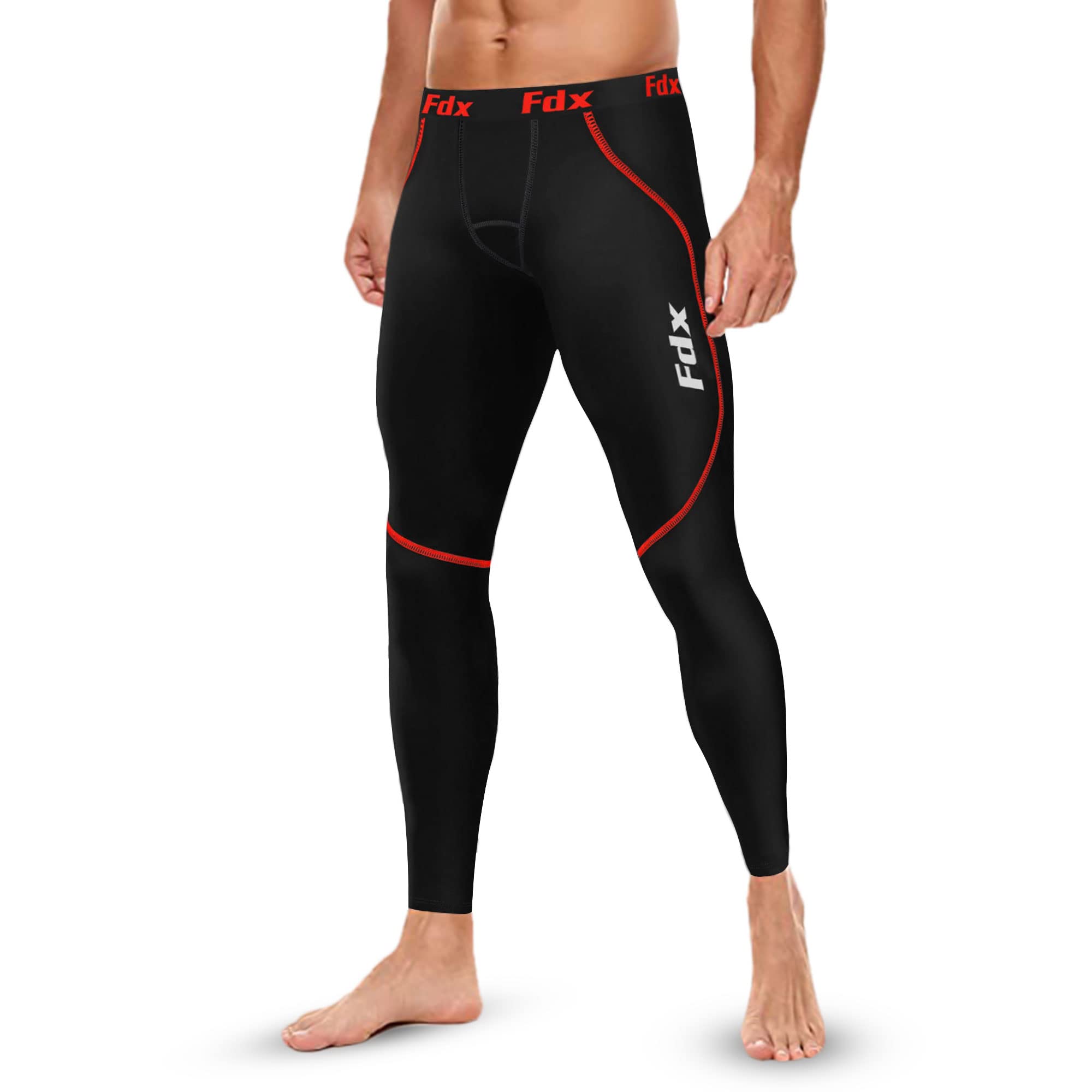 Fdx Men S Super Thermal Compression Tights Highly Breathable