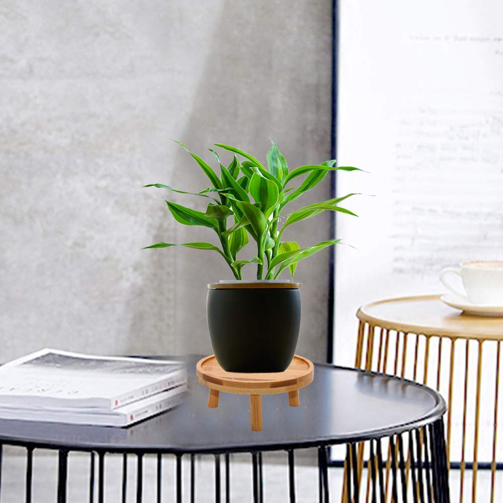 Amazon.com : ARTORA Mid Century Modern Plant Stand, Wood Indoor