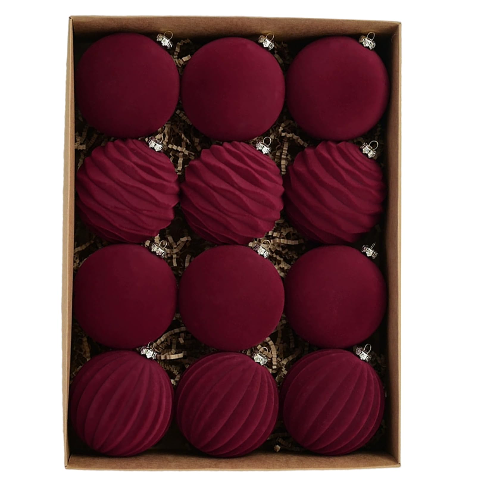 Boules de sapin de Noël en velours doux | Créez vos plus beaux souvenirs de fête