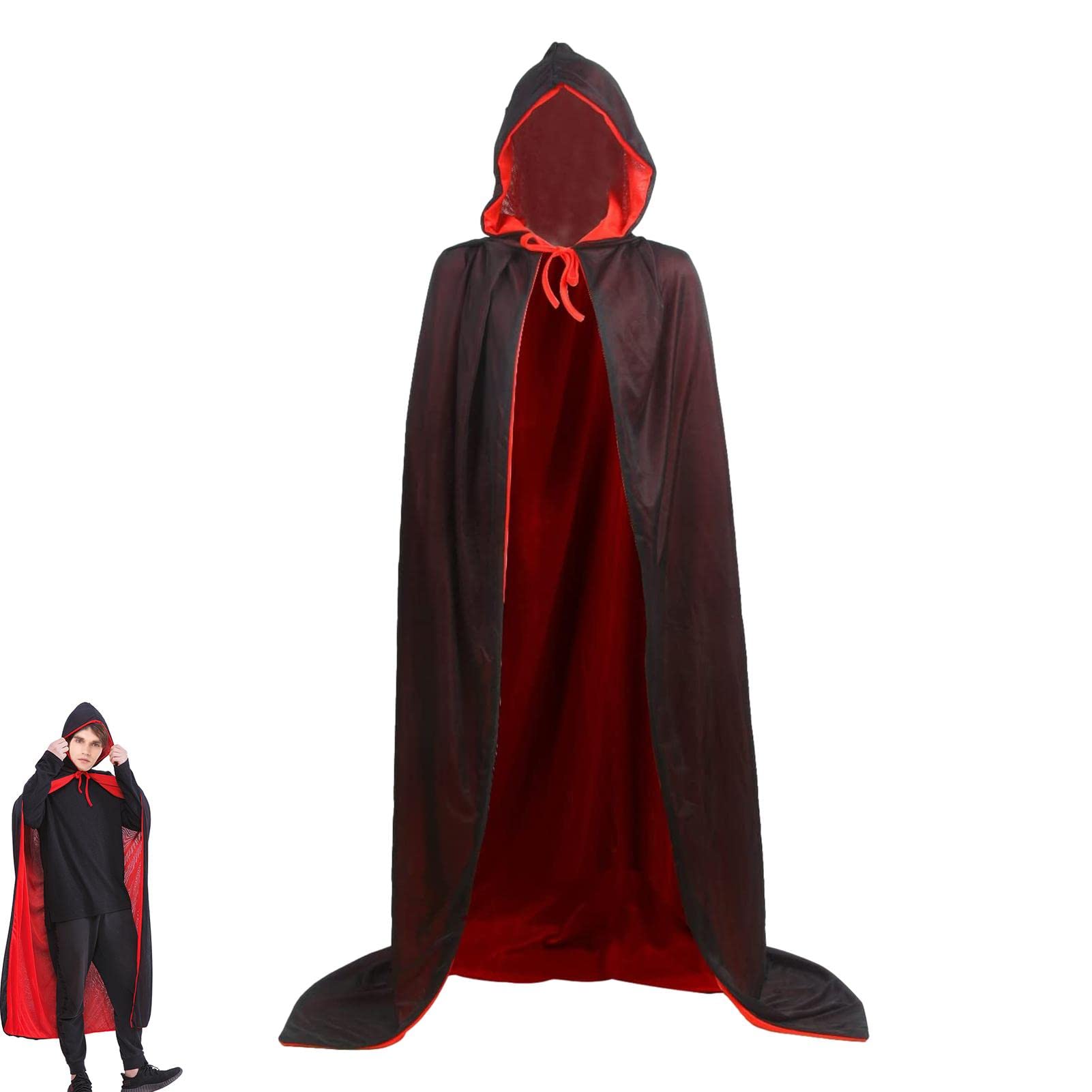 Amazon.co.jp: 大人の吸血鬼のマント | フード付きマント