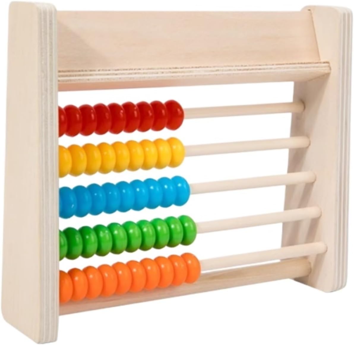 Abacus Wooden Abacus with Math Cards Counting Preschool Learning Educational Calculation Office Supplies
