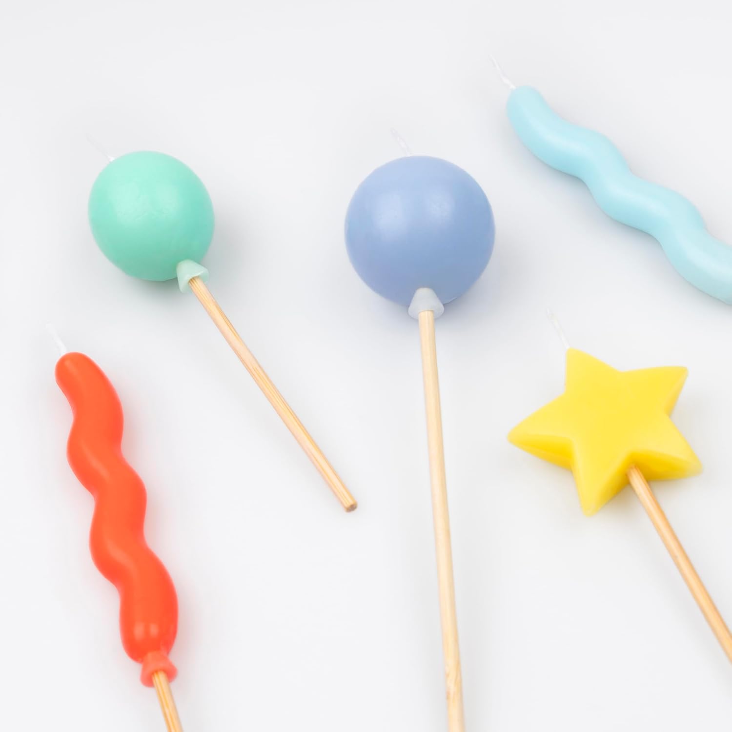 Meri Meri Balloon Candles (Pack of 6), Birthday Cake Candles