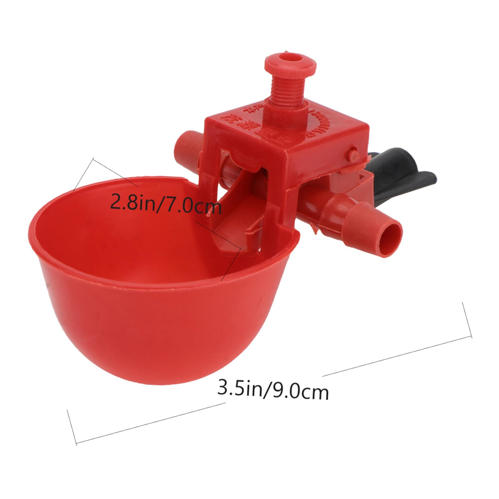 BCOATH 12Pcs Adjustable Bird Waterer Automatic Drinking Bowl for Pigeons Chickens and Other Poultry Practical Water Dispenser for Home Use