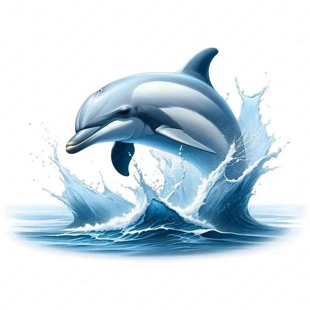 Decalcomanie per Auto Adesivi per Auto Dolphin Decalcomanie in Vinile Resistenti Ai Graffi Impermeabili per Veicoli/motociclette(E,30CM)
