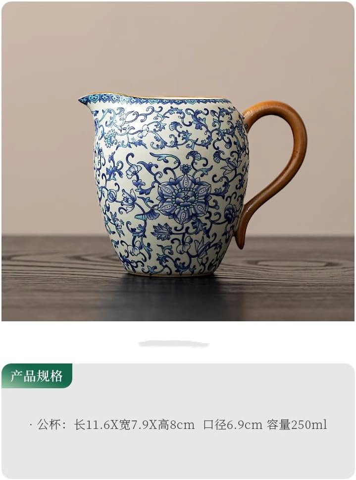 Ru Kiln Fairness Cup, Crack Pattern, Anti-Scald, Ceramic Tea Strainer, Kung Fu Tea Accessories-style1