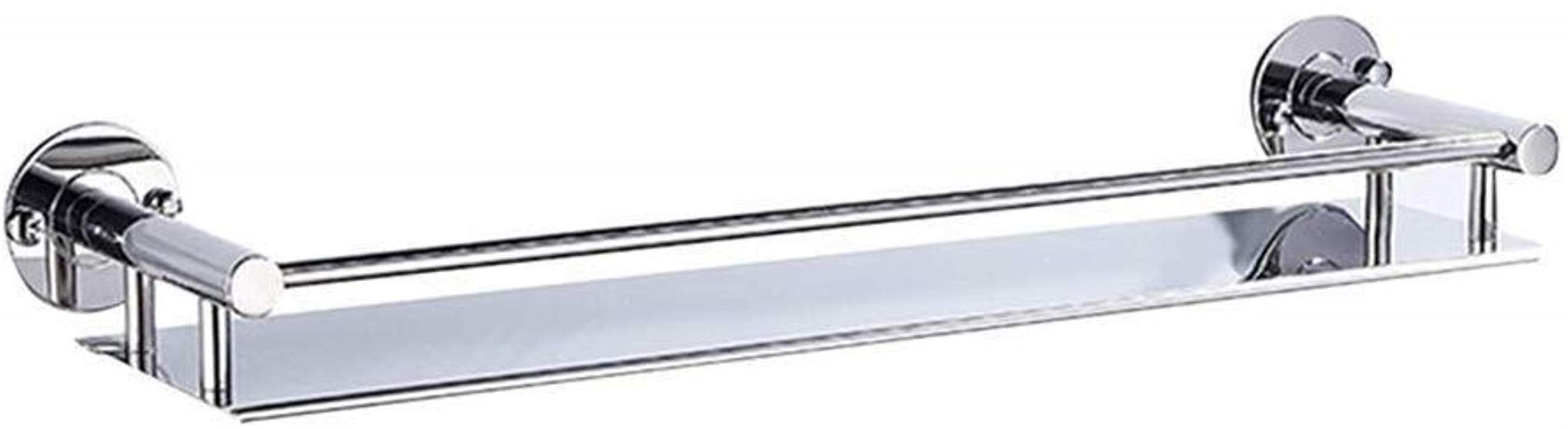 Estantes de baño fuertes de 50cm en acero inoxidable 304 para ducha sin taladro